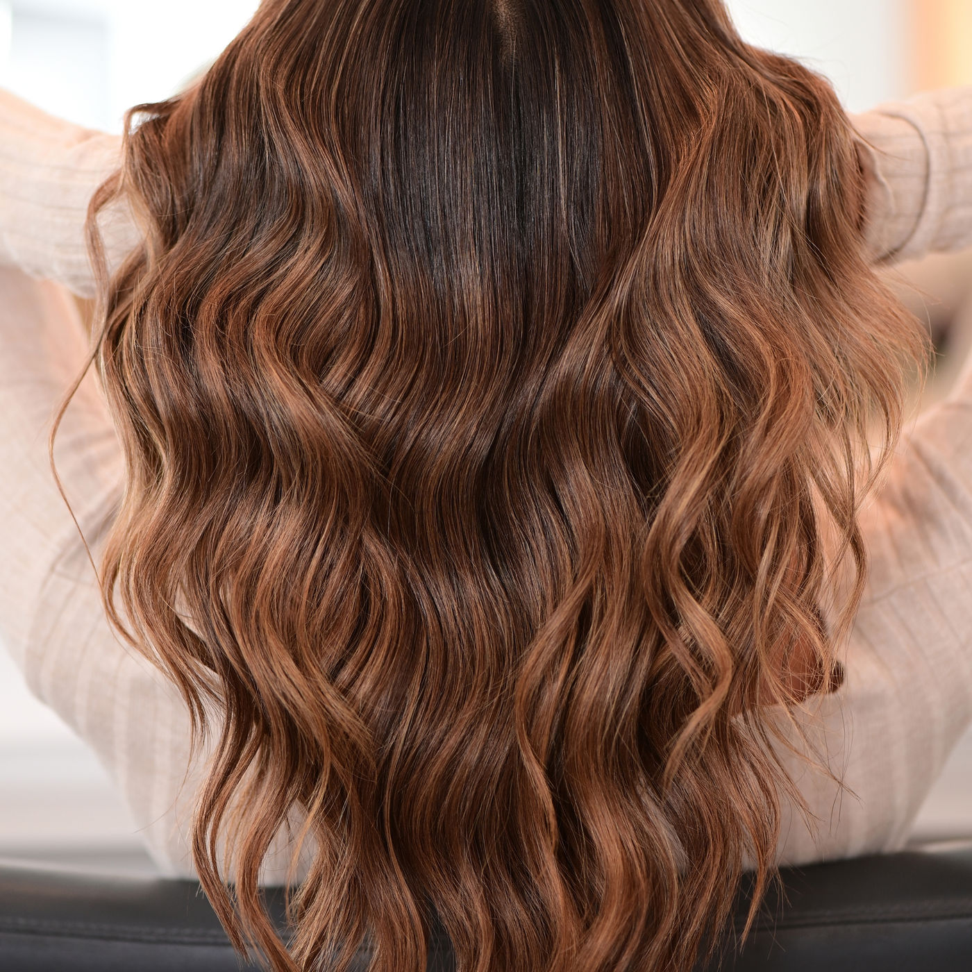 Lived-in dimensional color created at Haven Hair Studio